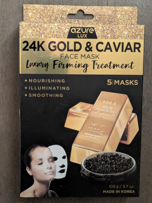 Azure 24K Gold & Caviar Face Mask  3.7oz (5ct) (Firming)