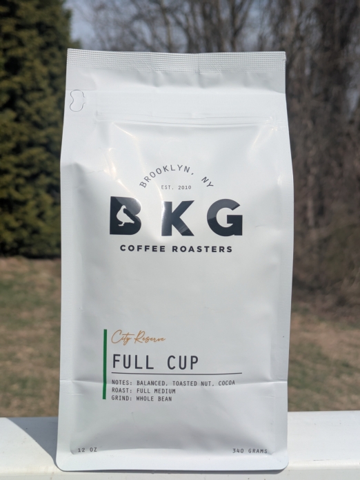 BKG Coffee FULL CUP Whole Bean Medium Roast Coffee 12oz (Medium Roast)