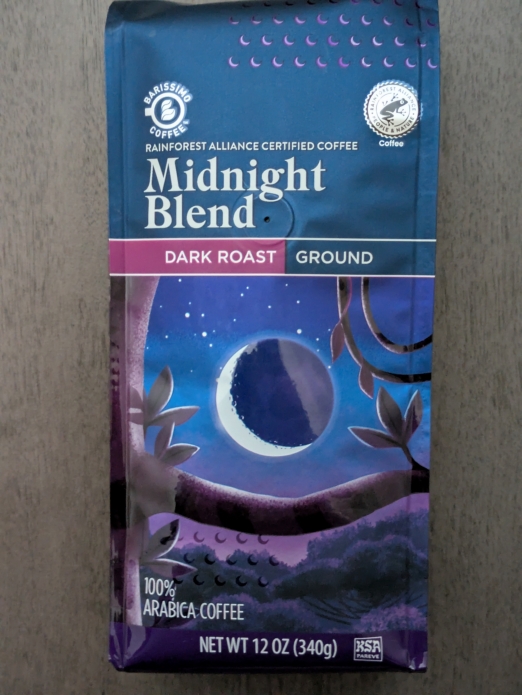 Midnight Blend Ground Coffee Barissimo 12oz (Dark Roast)