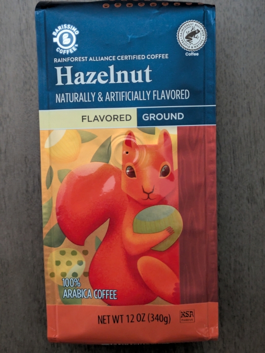 Hazelnut Flavored Ground Coffee Barissimo 12oz (Light Roast)