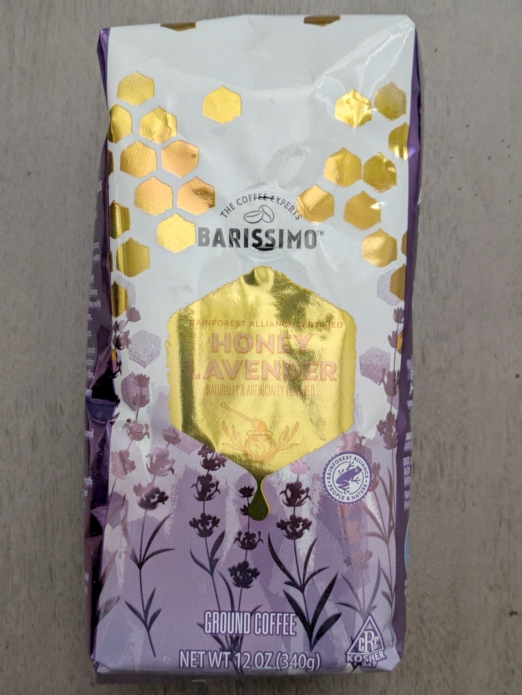 Honey Lavender Flavored Ground Coffee Barissimo 12oz (Light Roast)