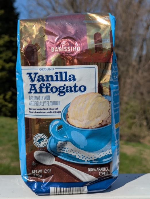 Barissimo Vanilla Affogato Flavored Ground Coffee 12oz (Medium Roast)
