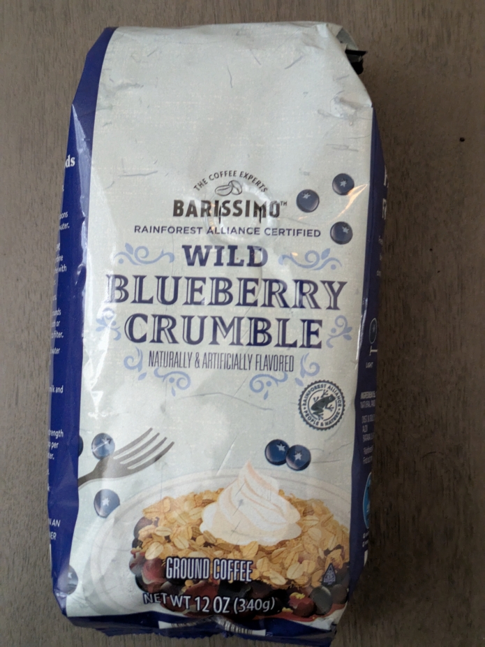 Barissimo Wild Blueberry Crumble Ground Coffee 12oz (Light Roast)
