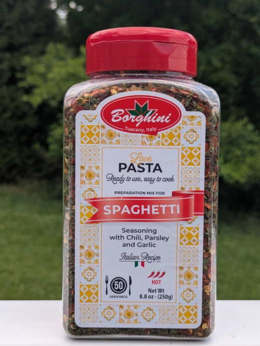 Borghini Pasta Seasoning with Chili, Parsley and Garlic 8.8oz (Spaghetti) Borghini Pasta Seasoning with Chili, Parsley and Garlic 8.8oz (Spaghetti)