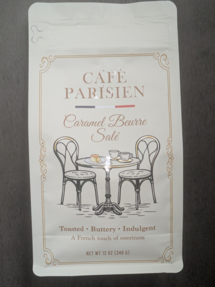 Cafe Parisien CARAMEL BEURRE SALE Flavored Ground Coffee 12oz