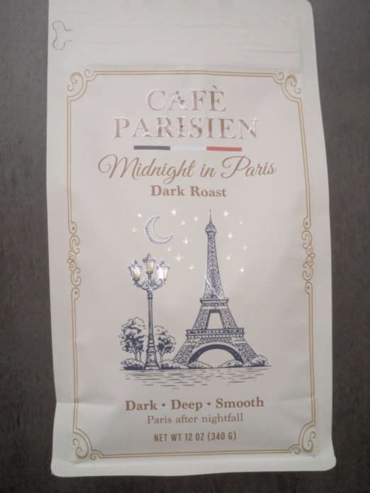 Cafe Parisien Midnight in Paris  Ground Coffee 12oz (Dark Roast)