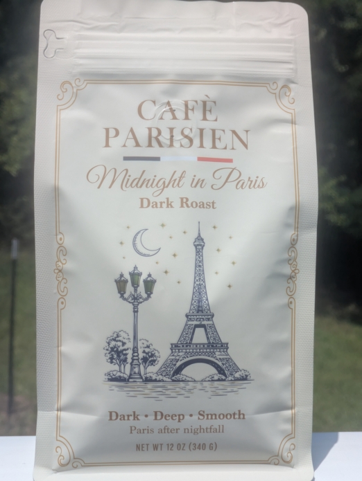 Cafe Parisien Midnight in Paris  Ground Coffee 12oz (Dark Roast)