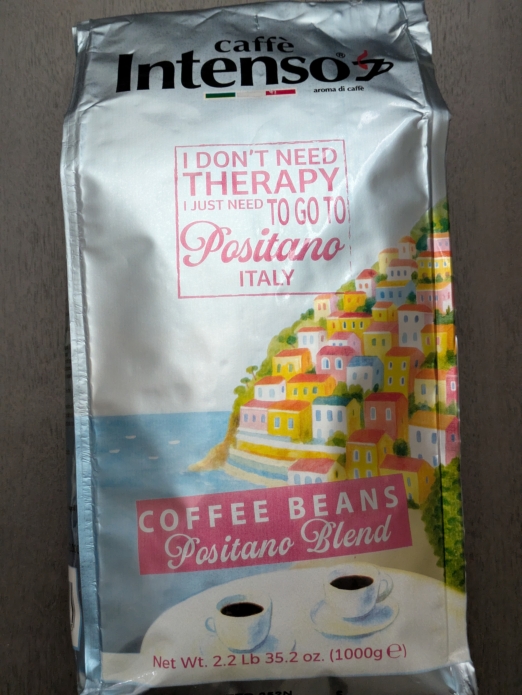 Caffe Intenso Positano Blend Whole Bean Coffee 2.2lbs