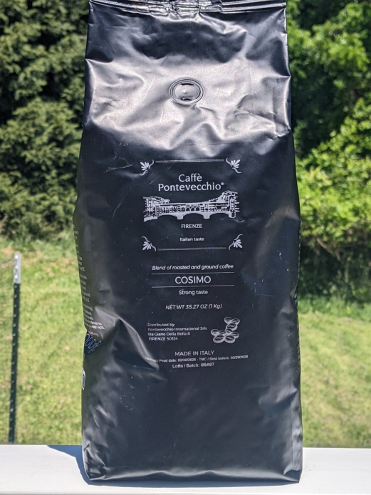 Caffe Pontevecchio Firenze Whole Bean Coffee Beans 2.2lbs (Cosimo)
