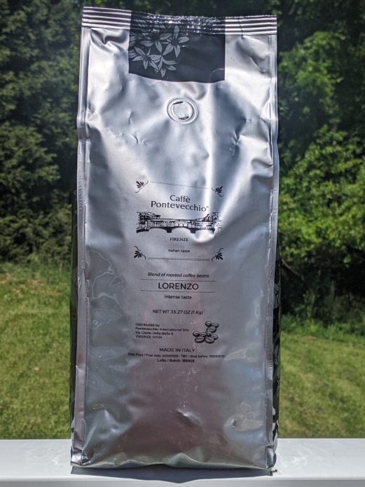 Caffe Pontevecchio Firenze Whole Bean Coffee Beans 2.2lbs (Lorenzo)