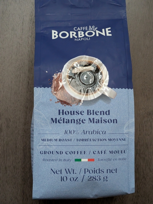 Caffe Borbone House Blend Ground Coffee 10oz (Medium Roast)