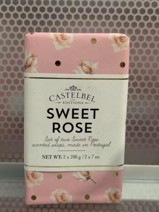 CastelBel Luxury Scented Soaps 14oz [2pk] (Sweet Rose)
