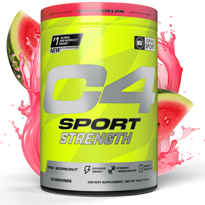 Cellucor C4 Sport Strength Pre Workout Powder  14.2oz [20-Servings] (Watermelon)