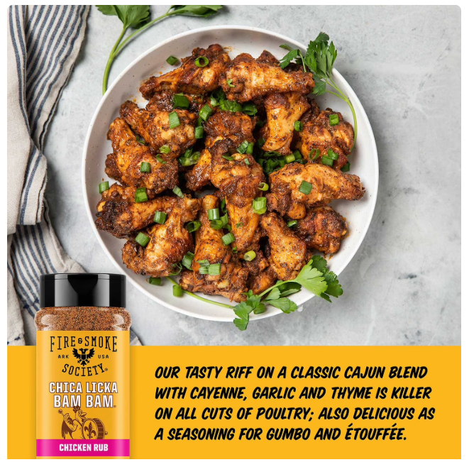 Fire & Smoke Cajun Chica Licka Bam Bam Seasoning 1.01lbs (Chicken)