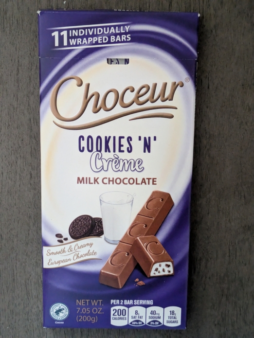 Choceur Cookies N' Creme Chocolate Bar 7.05oz (Milk Chocolate)