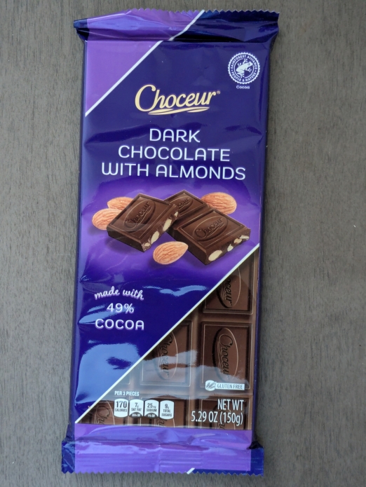 Choceur Premium Quality Chocolate with Almonds 5.29oz (Dark Chocolate)