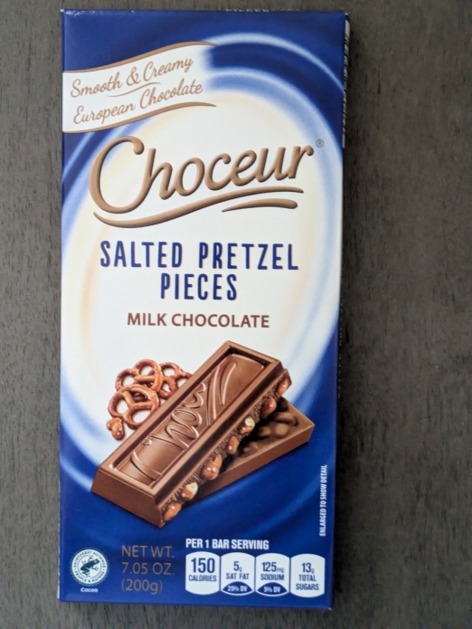 Choceur Salted Pretzels Pieces Chocolate Bar 7.05oz (Milk Chocolate)