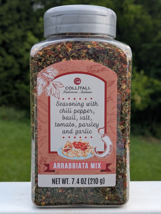 Collitali Seasoning with Chili Pepper, Basil, Salt, Tomato, Parsley & Garlic 7.4oz (Arrabbiata Mix)