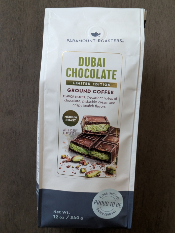 Dubai Chocolate Limited Edition Flavored Ground Coffee 12oz (Medium Roast)