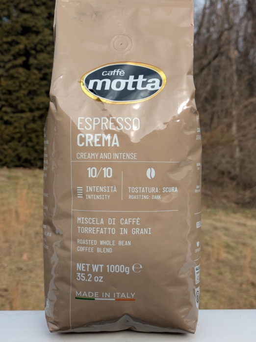 Caffe Motta Espresso CREMA Roasted Whole Bean Coffee 2.2Lbs (Dark Roast)