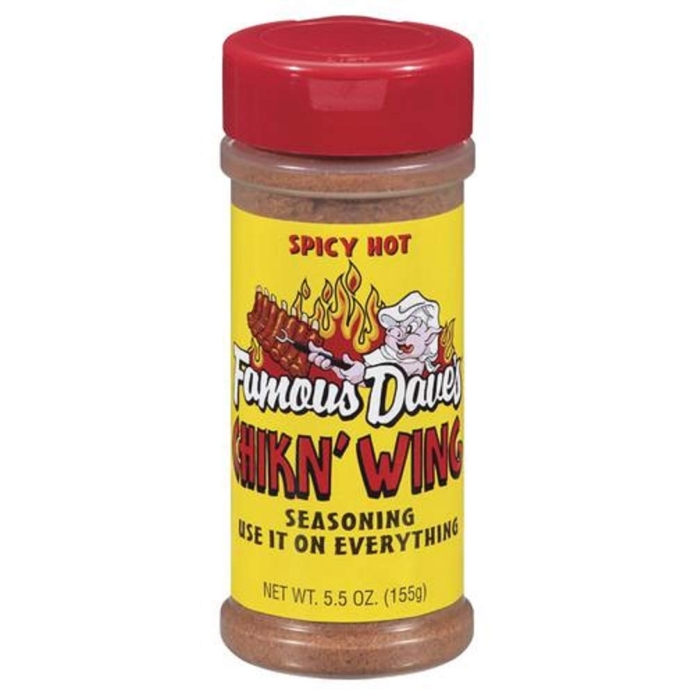 Famous Daves Chikn' Wing Seasoning 5.5oz (Spicy Hot)