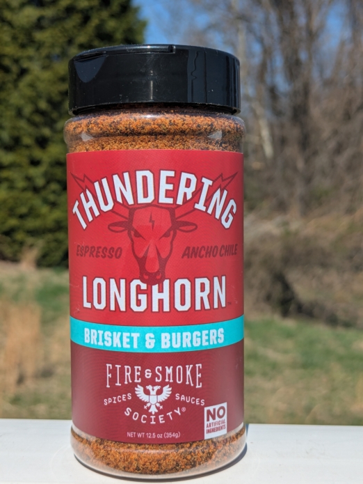 Thundering Longhorn Rub Fire and Smoke 12.5oz (Brisket & Burgers)