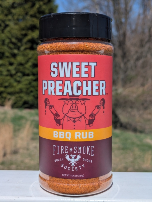 Sweet Preacher Sweet Southern Rub Fire & Smoke 11.9oz (Pork)