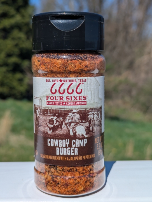 Four Sixes Cowboy Camp Burger Seasoning Blend 3.2oz