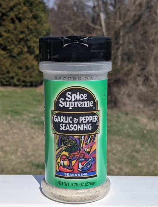 Garlic & Pepper Seasoning Spice Supreme 9.75oz