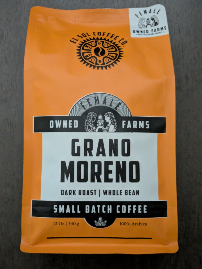 Grand Moreno Fair Trade  Whole Bean Coffee 12oz (Dark Roast)