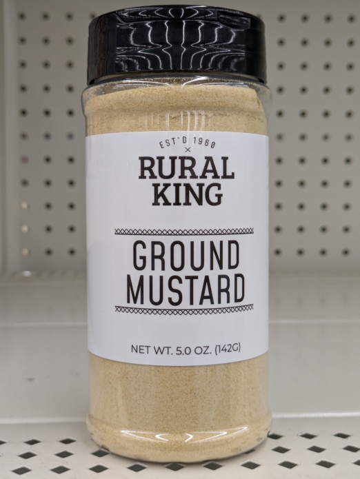 Premium Ground Mustard 5oz
