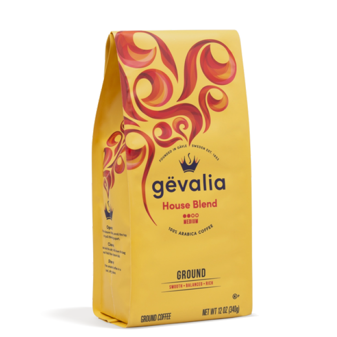 Gevalia House Blend  Ground Coffee 12oz (Medium Roast)