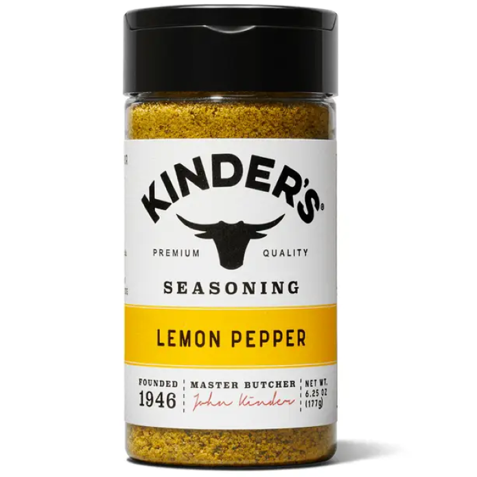 Kinders Lemon Pepper Seasoning 6.25oz