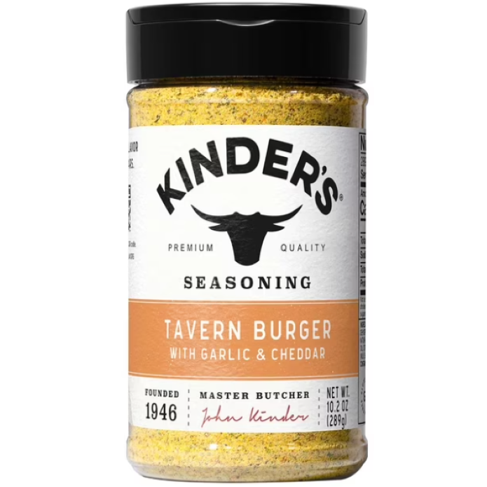 Kinders Tavern Garlic & Cheddar Burger Seasoning 10.2oz