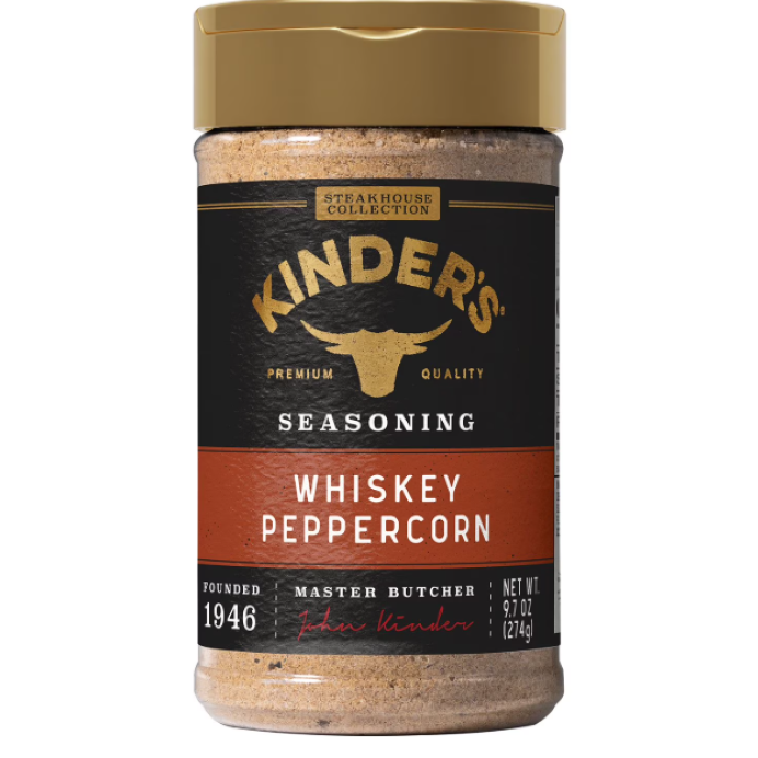 Kinders Whiskey Peppercorn Seasoning 9.7oz