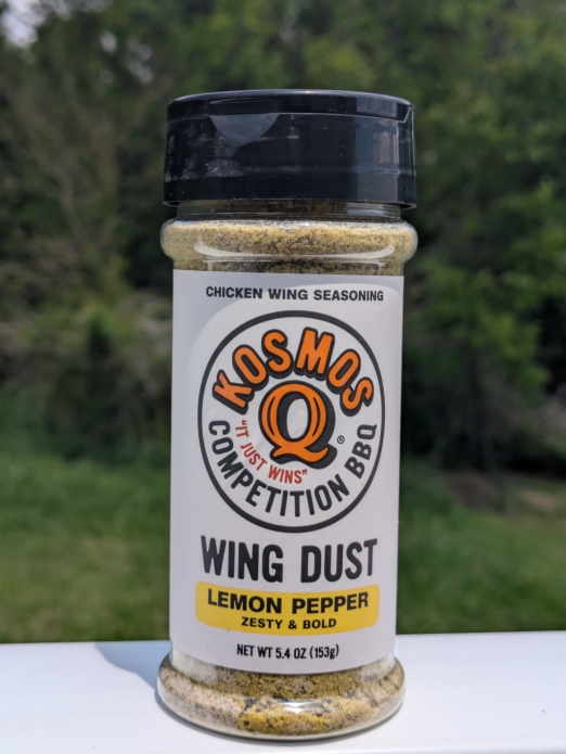 Kosmos-Q Wing Dust Chicken Wing  Seasoning 5.4oz (Lemon Pepper)
