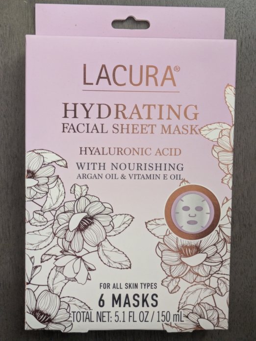 Lacura HYDRATING Facial Sheet Mask 150ml (6ct) (Hyaluronic Acid)