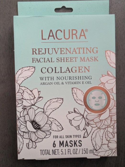 Lacura Rejuvinating Facial Sheet Mask 150ml (6ct) (Collagen)