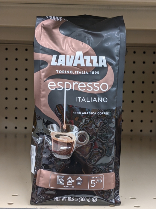Espresso Italiano Ground Coffee LavAzza 10.6oz (Medium Roast)