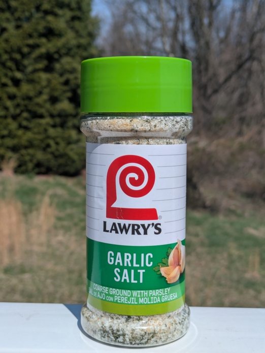Lawrys Classic Coarse Ground Garlic Salt with Parsely 11oz