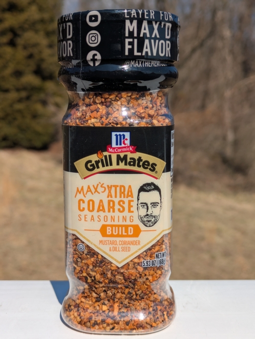 McCormick Grill Mates Maxs XTRA Coarse Seasoning – Build 5.93oz