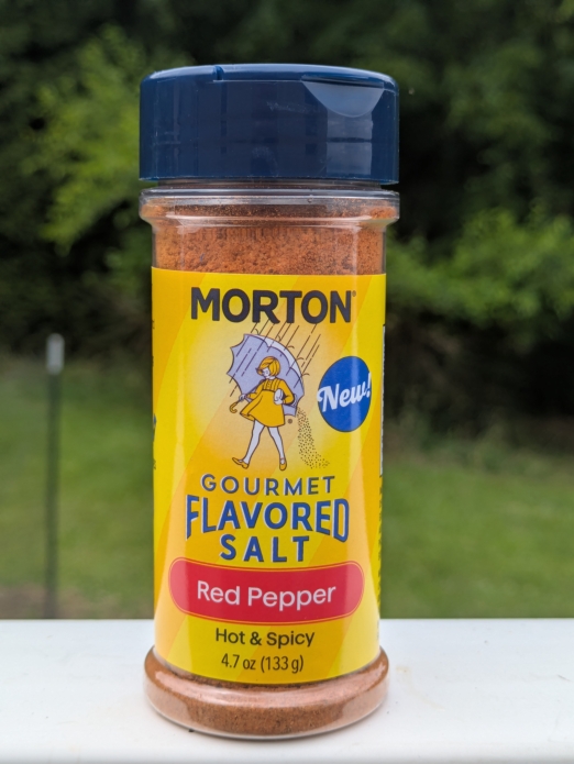 Morton Gourmet Flavored Hot & Spicy Salt 4.7oz (Red Pepper)