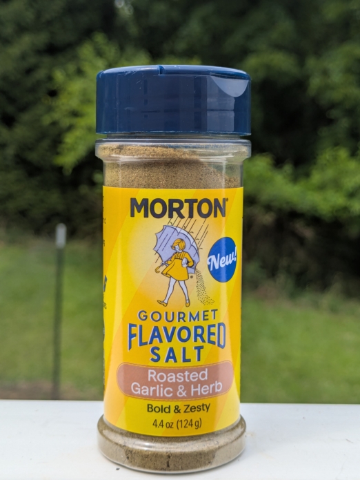 Morton Gourmet Flavored Bold & Zesty Salt 4.4oz (Roasted Garlic & Herb)