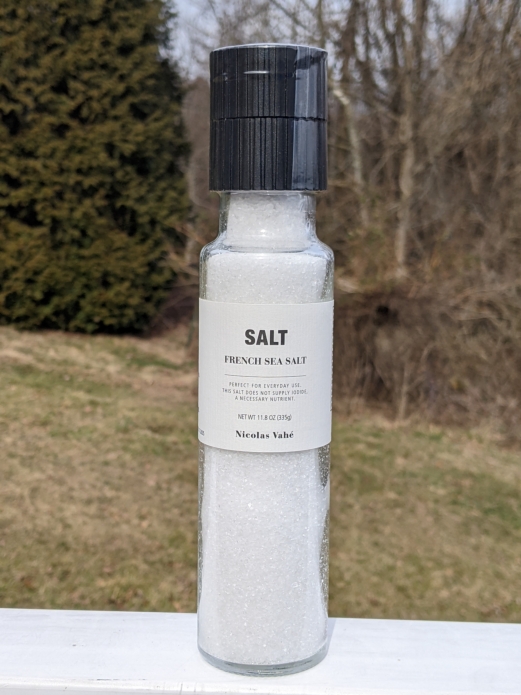 Nicolas Vahé FRENCH Sea Salt Glass Grinder 11.8oz (Refillable Grinder)