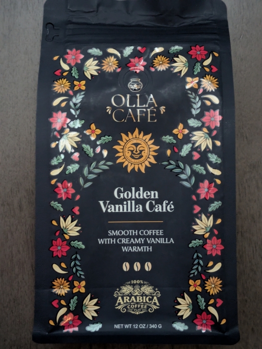 Olla Cafe Golden Vanilla Flavored Coffee 12oz