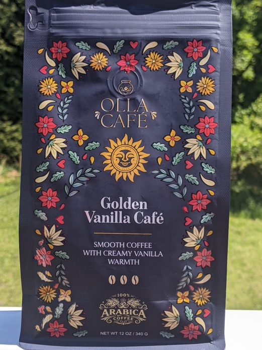 Olla Cafe Golden Vanilla Flavored Coffee 12oz