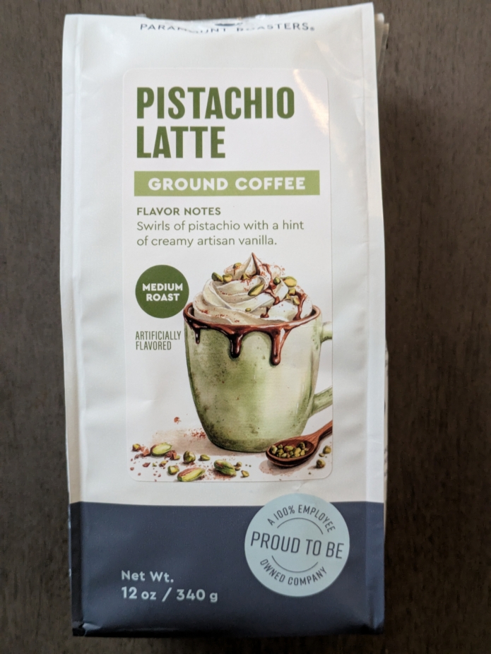 Pistachio Latte Flavored Ground Coffee 12oz (Medium Roast)
