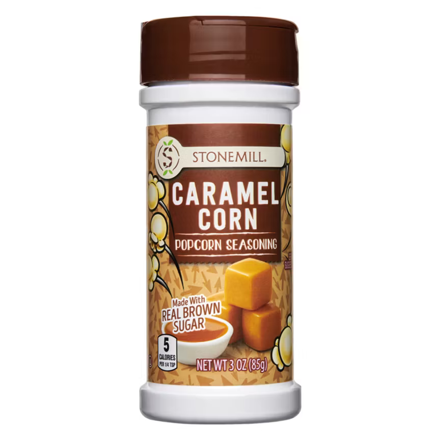 Stonemill Popcorn Seasoning 3oz (Caramel Corn)