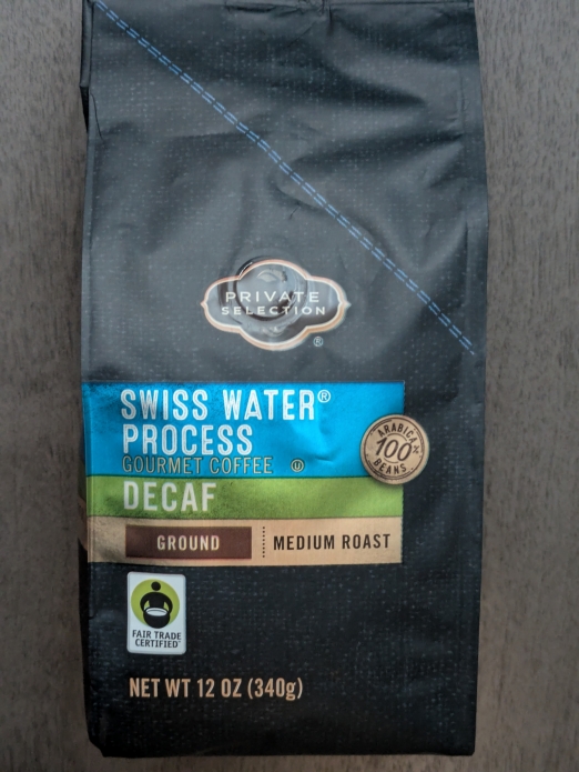 Private Selection  Swiss Water Decaf Ground Coffee 12oz (Medium Roast)