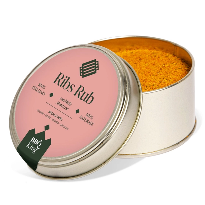 BBQ King RIBS Rub 2.46oz (Rib Rub)